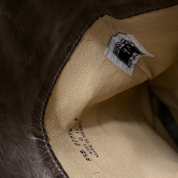 FRYE Women's Jane Tall Cuff Boot Slate, 8.5 US - Picture 3 of 12